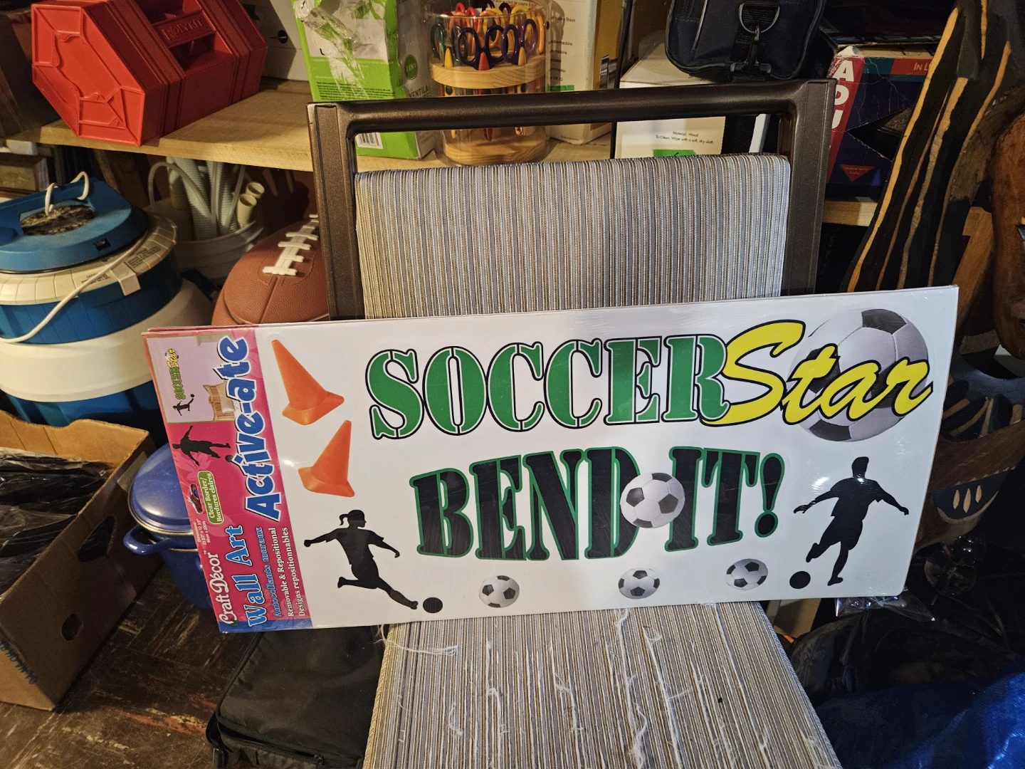 Craft Decor Wall Art - Soccer Star Bend It! - photo 2