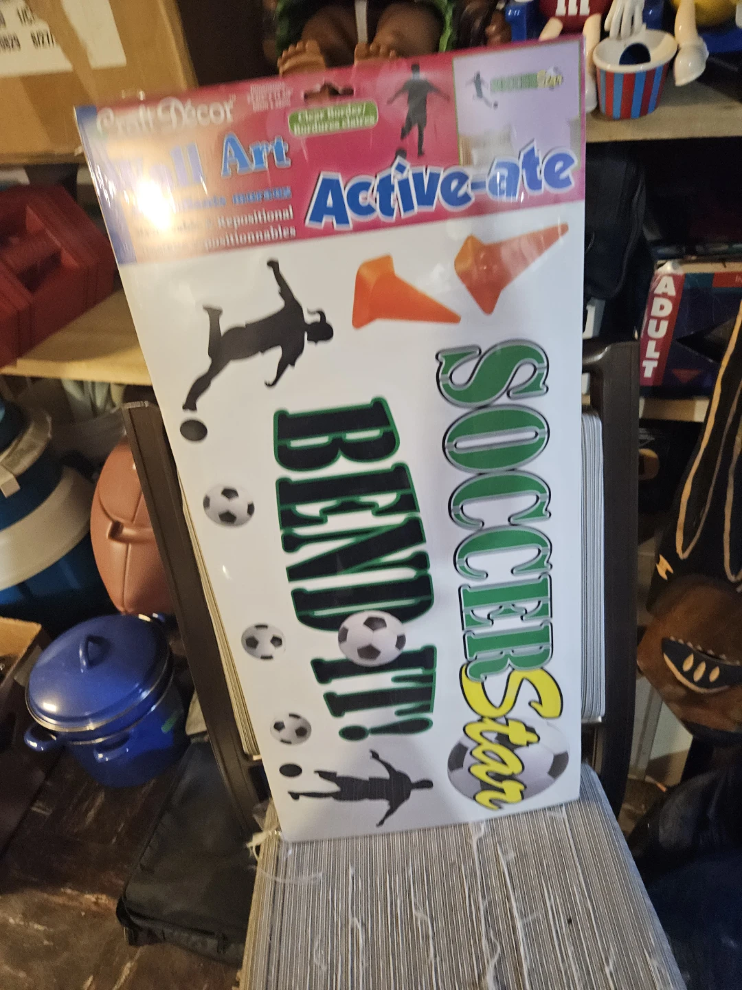 Craft Decor Wall Art - Soccer Star Bend It! - photo 3