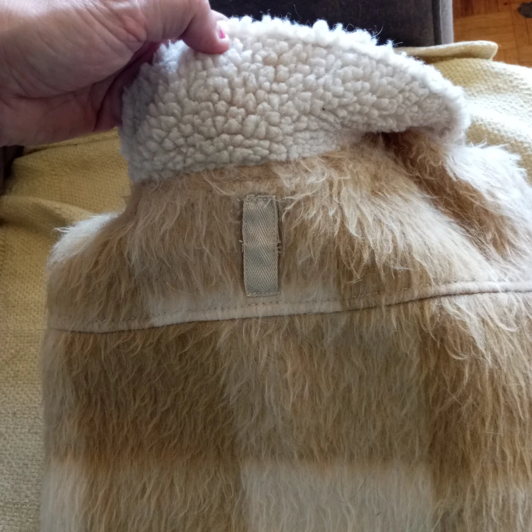 American Eagle Plaid Fleece Button-Up Jacket for dogs - photo 3