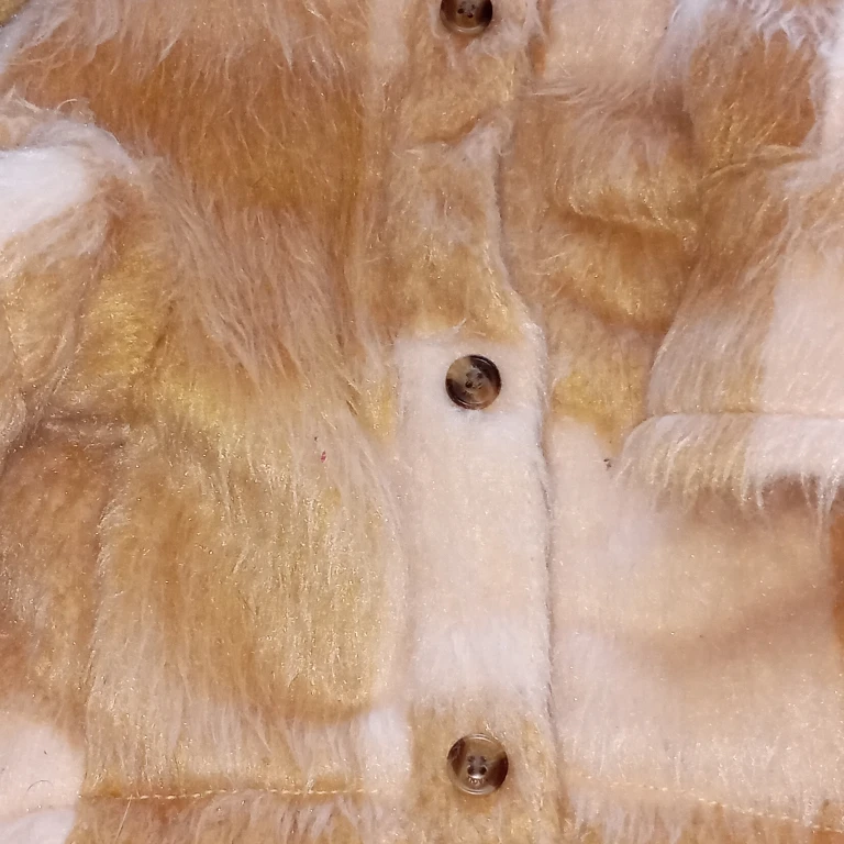American Eagle Plaid Fleece Button-Up Jacket for dogs - photo 5