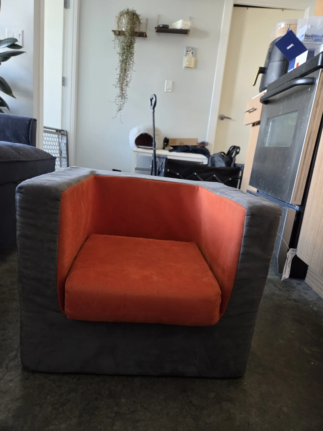 Orange and Grey Armchair kids ( Monte ) - photo 2