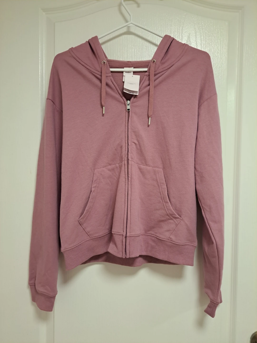 Auden Pink Zip-Up Jacket- Size M