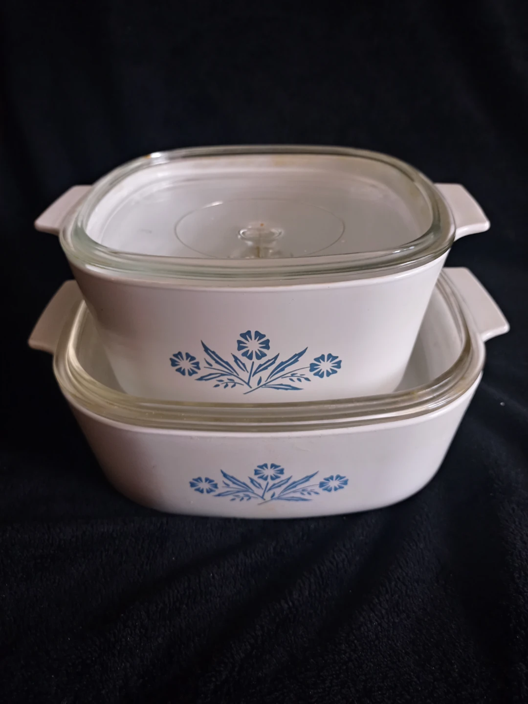 CorningWare Blue Cornflower Casserole Dishes⚽