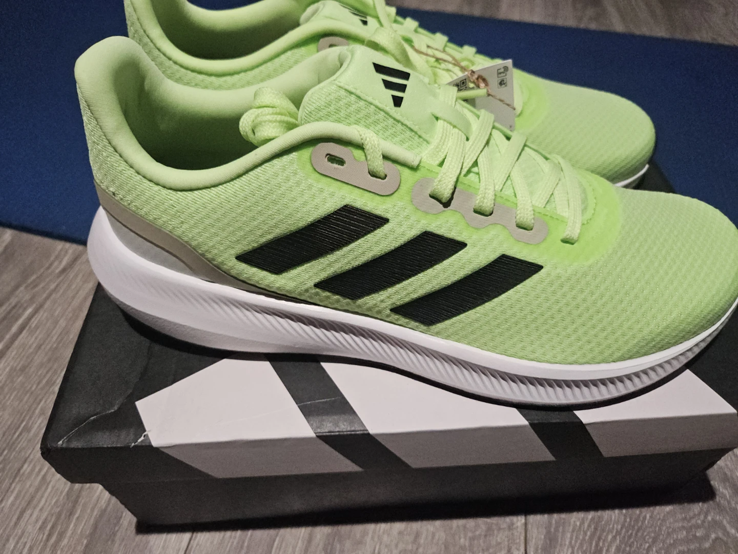 Adidas Running Shoes (Lime Green) - photo 3