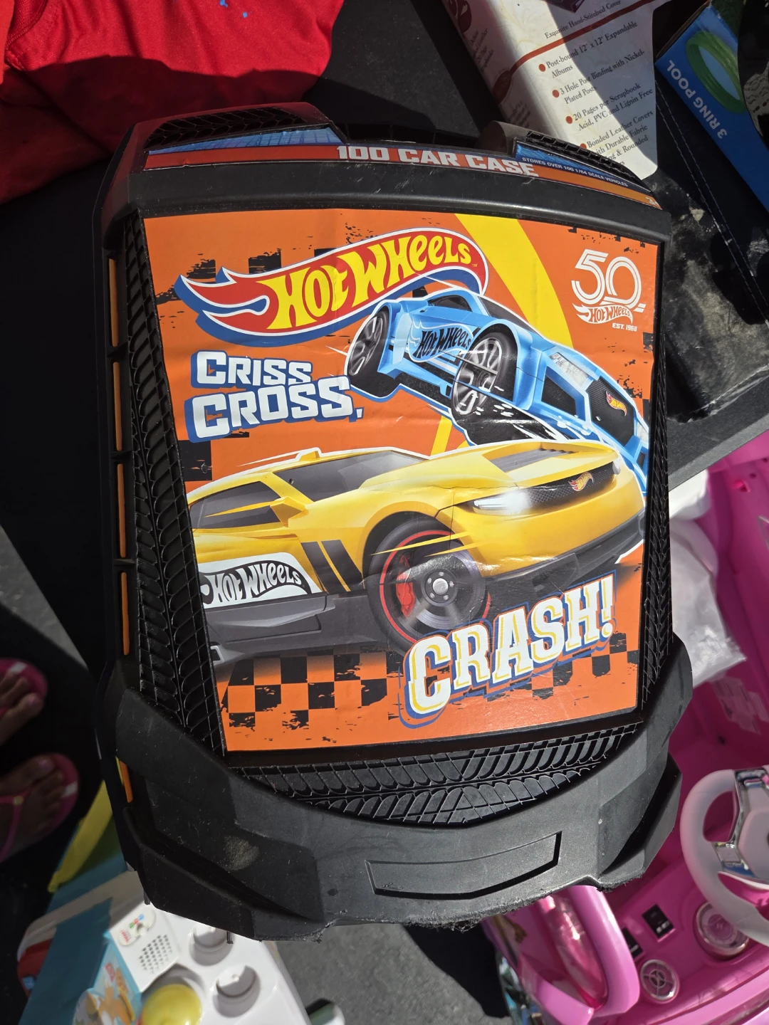 Hot Wheels Criss Cross Crash 100 Car Case
