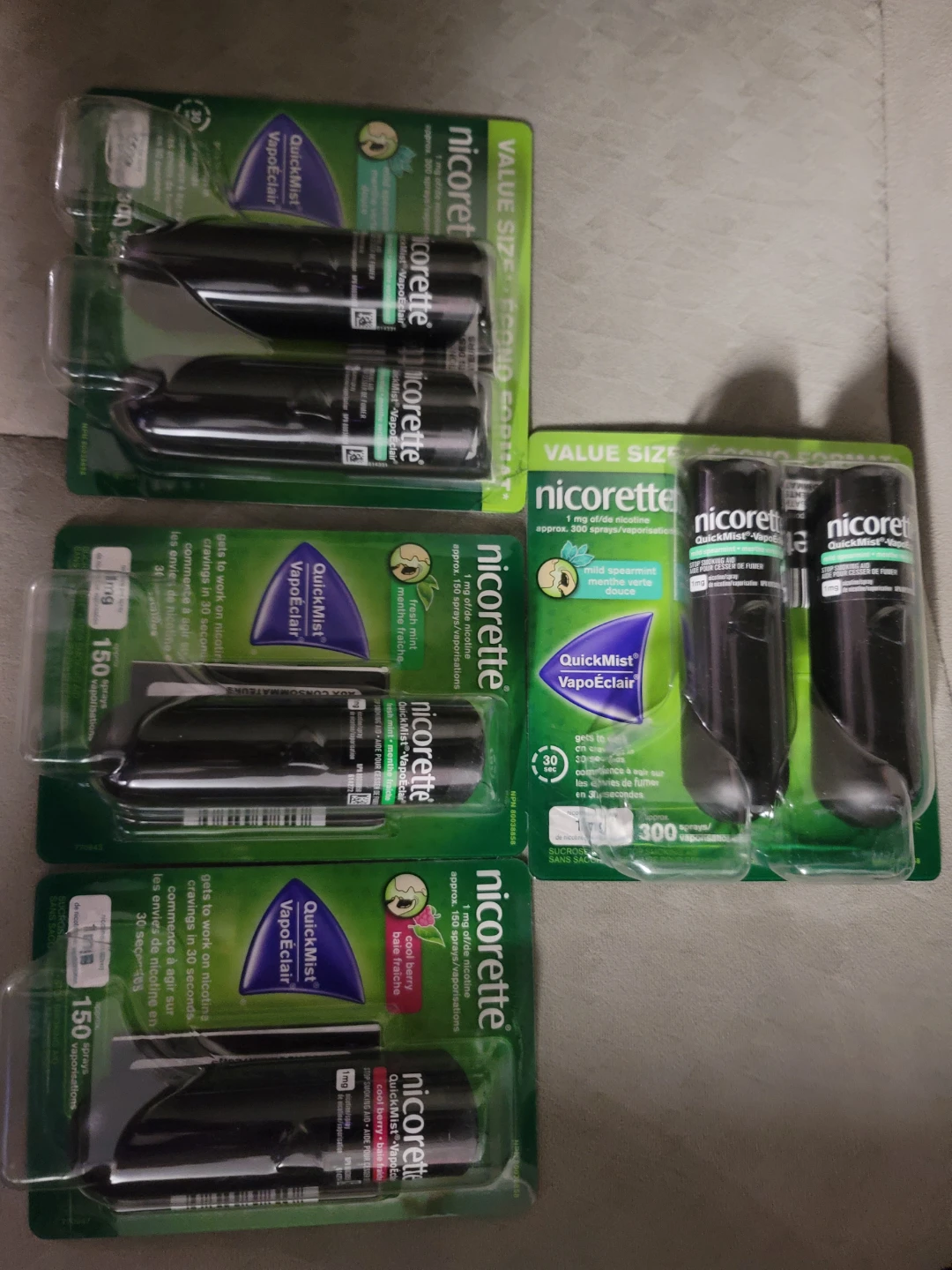 Nicorette QuickMist VapoÉclair Fresh Mint (2x 1mg spray) - photo 5