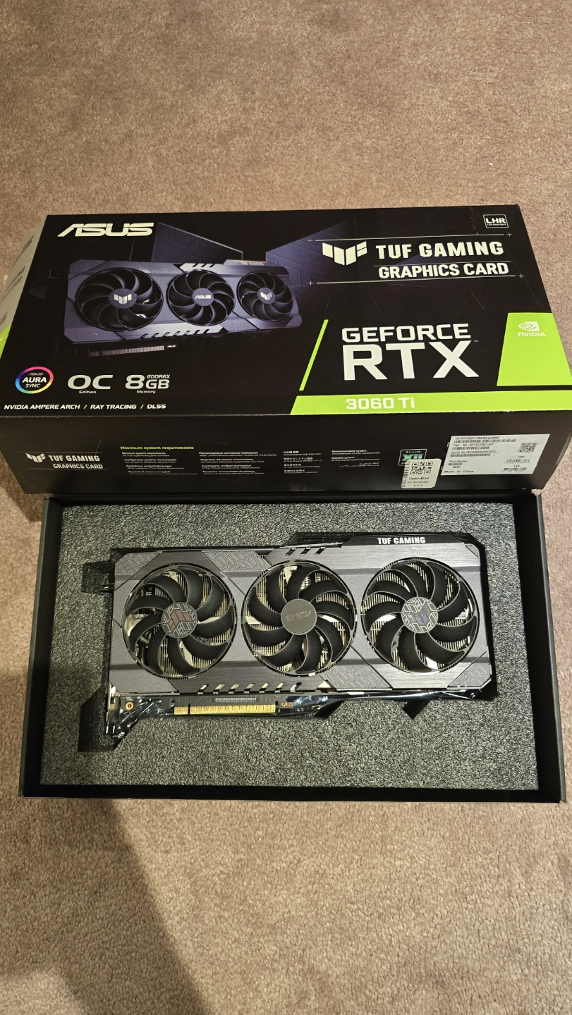 ASUS TUF GAMING GeForce RTX 3060 Ti OC Edition Graphics Card