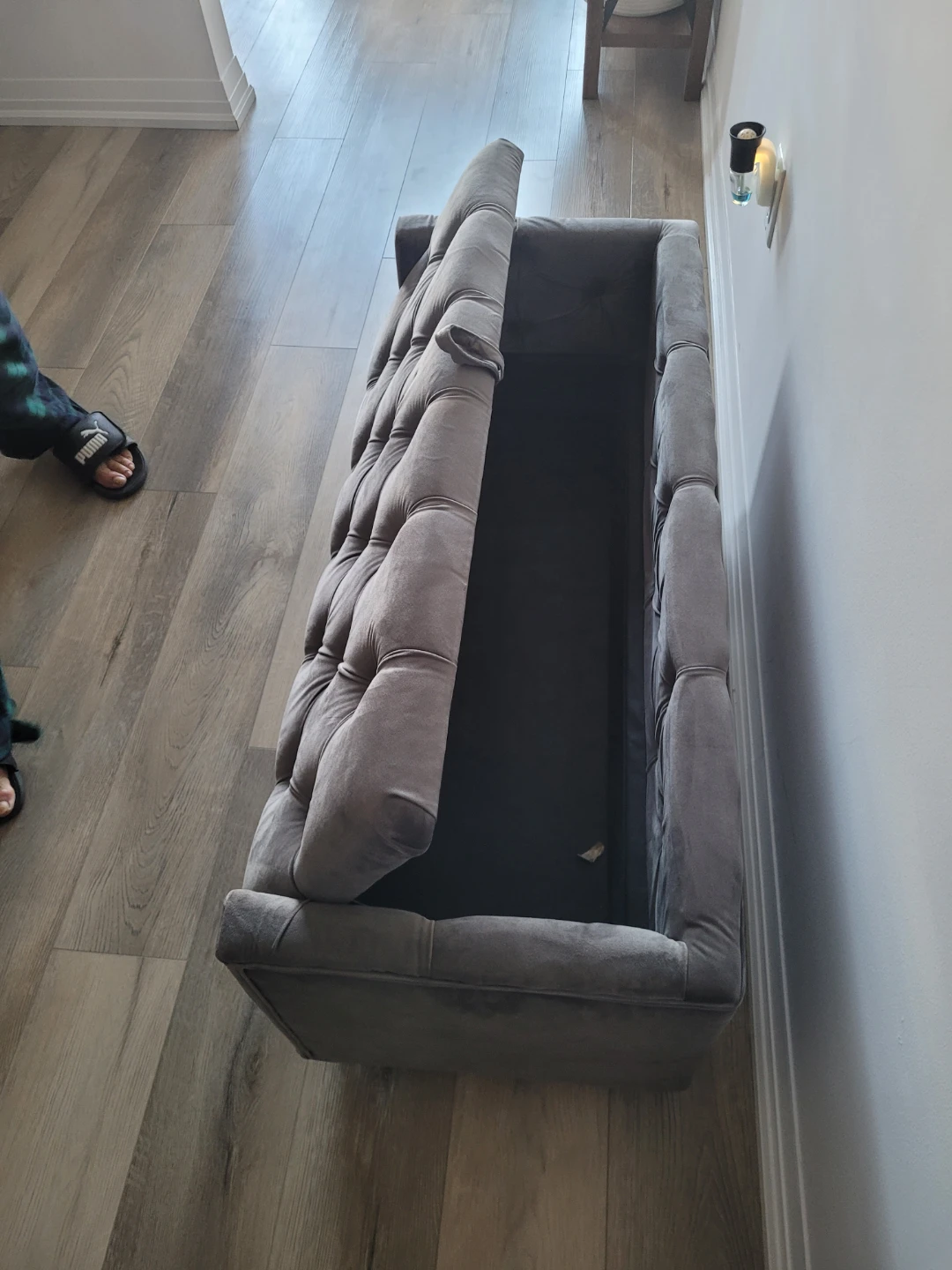 Tufted Child Storage Ottoman Bench - photo 3