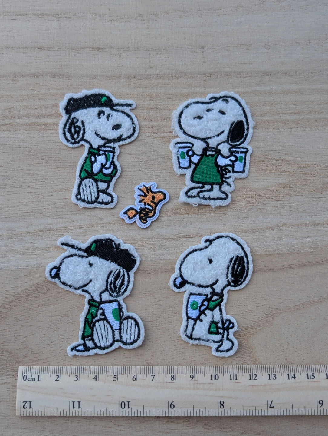 Snoopy Patches Set 5 pc set new without tag