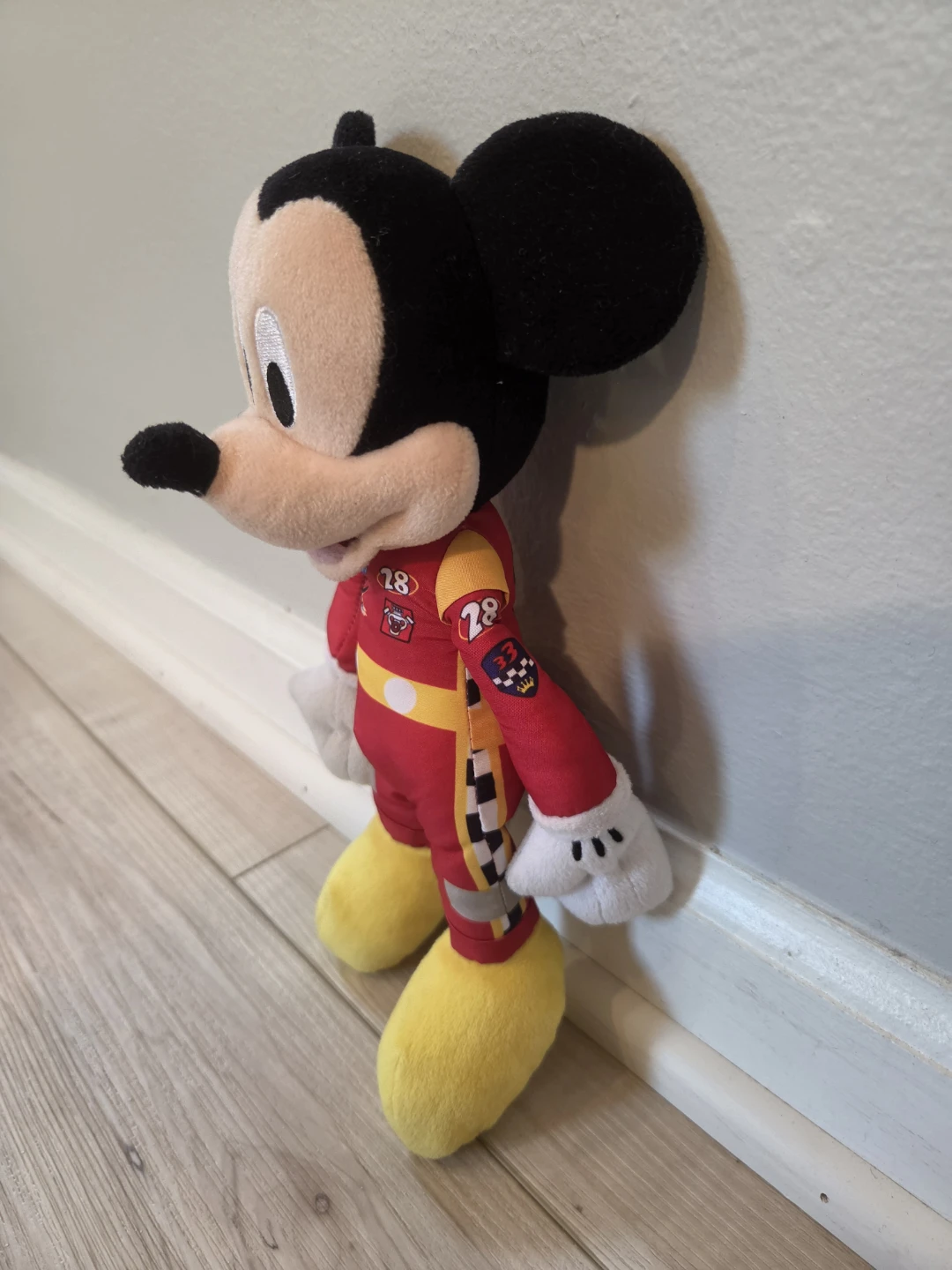 Mickey Mouse Race Car Driver Plush Toy 10" - photo 3