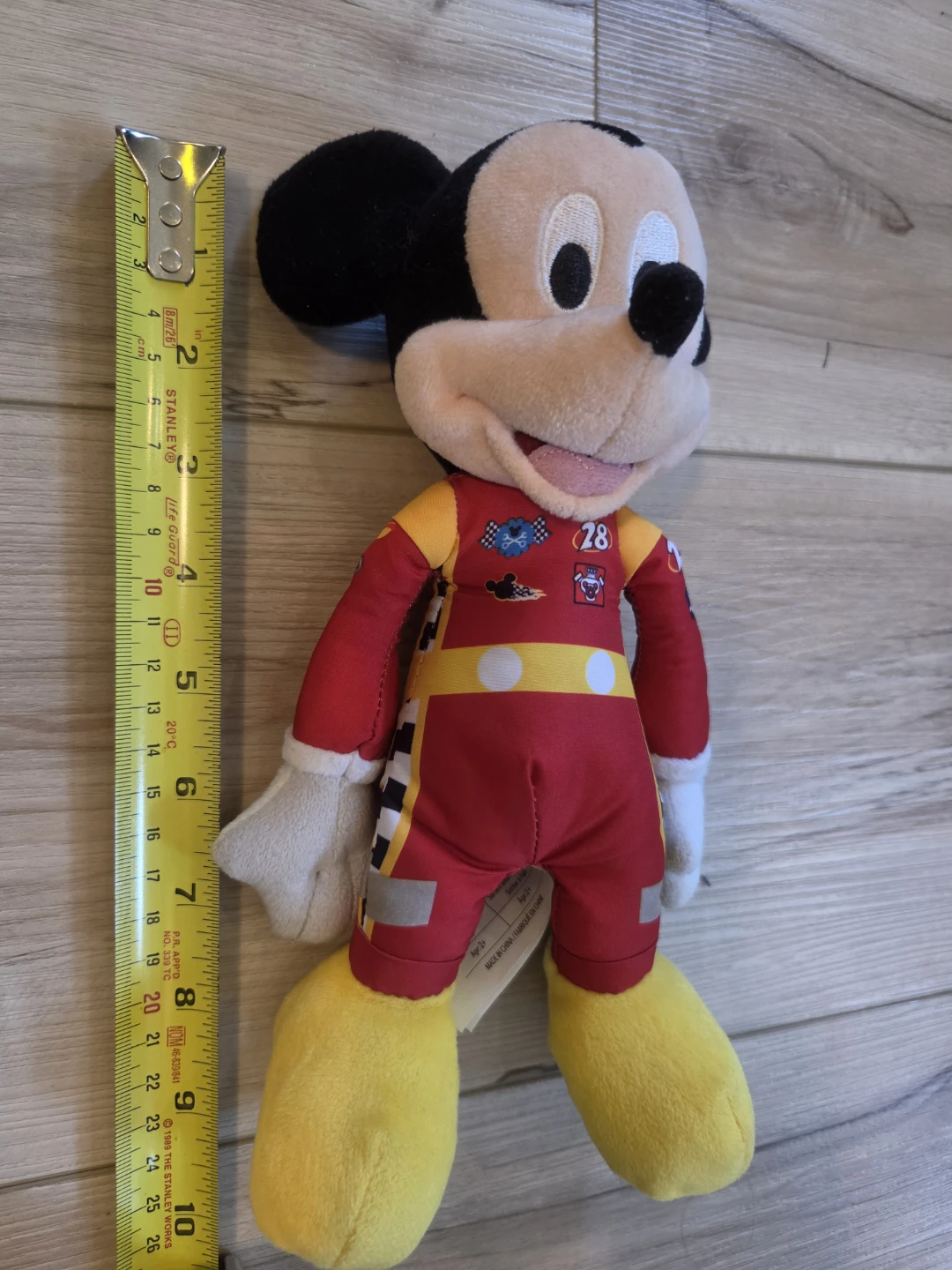 Mickey Mouse Race Car Driver Plush Toy 10" - photo 5