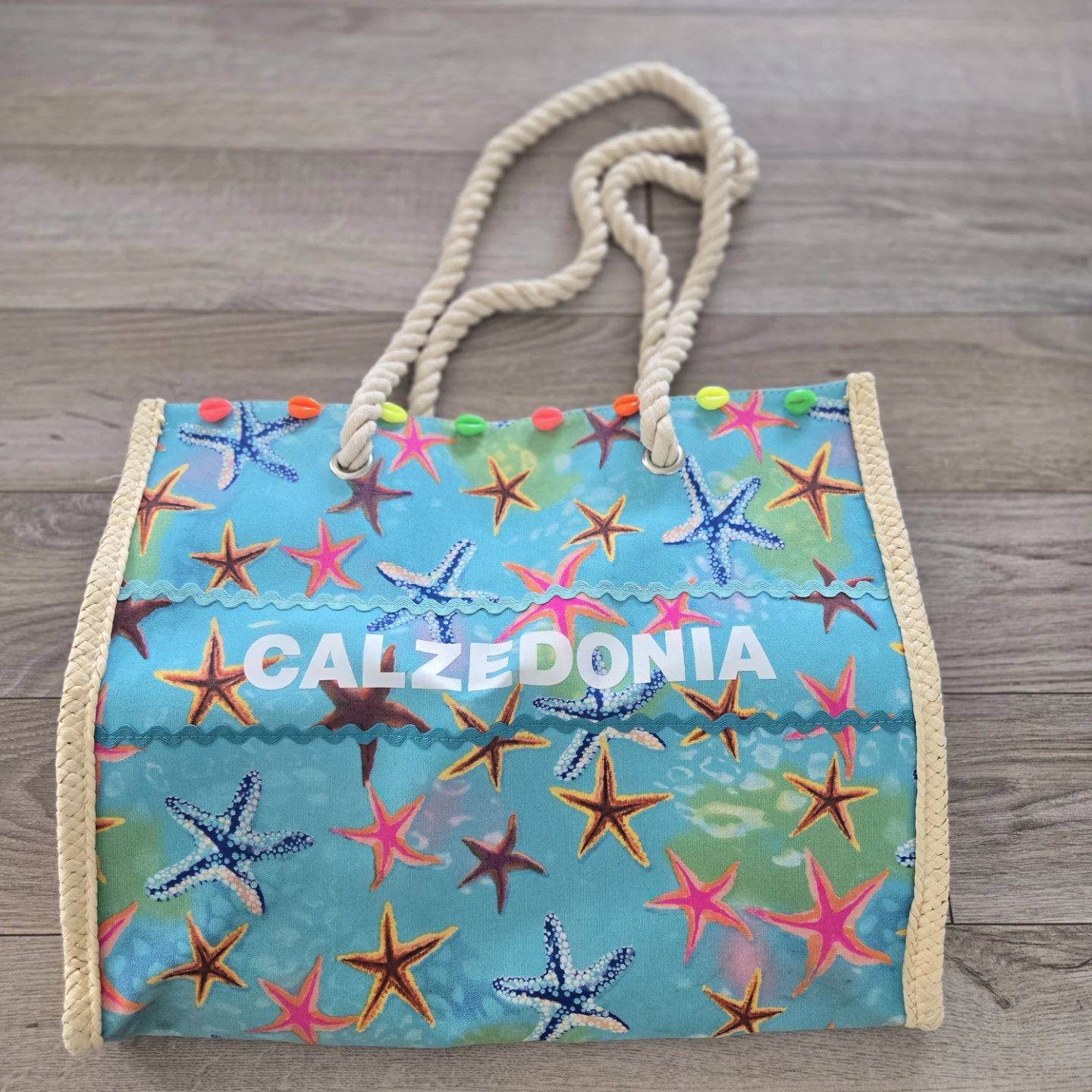 Calzedonia Beach Bag with Starfish Design