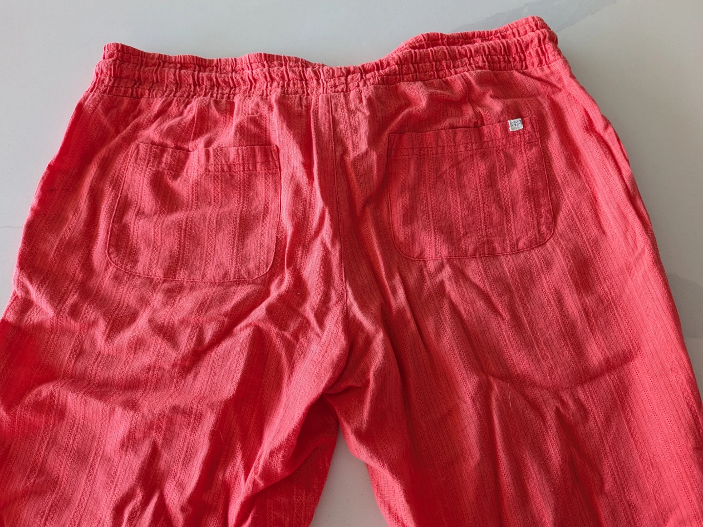 Billabong Coral Pink Gauze Wide Leg Pants Size M - photo 4
