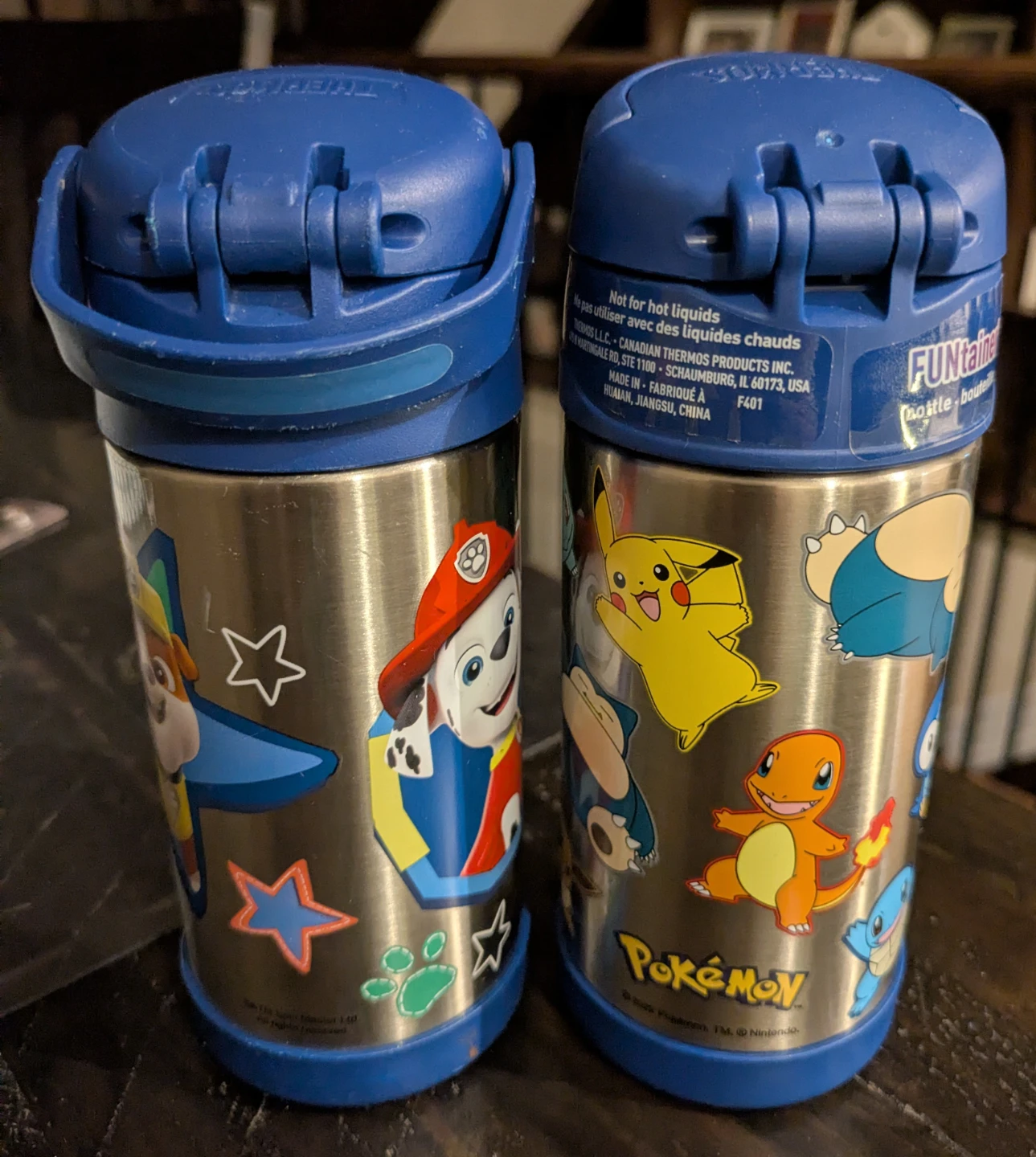 Thermos funtainer 12 OZ - Pokémon (NEW) and Paw Patrol (EUC) - photo 2