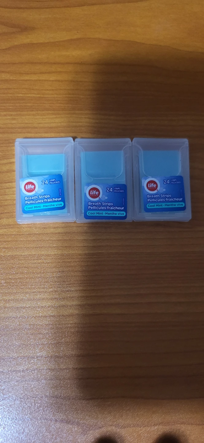 Life Brand Breath Strips - Cool Mint (3 Packs)