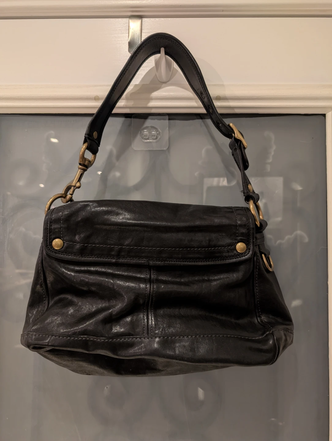 Coach Black Leather Shoulder Bag - photo 2