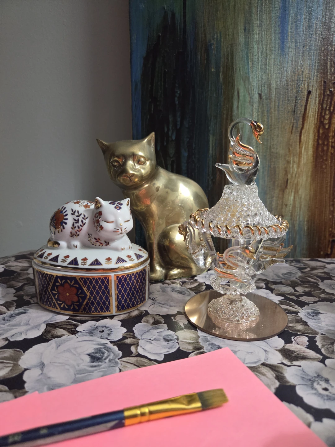 Brass Cat Figurine - photo 4