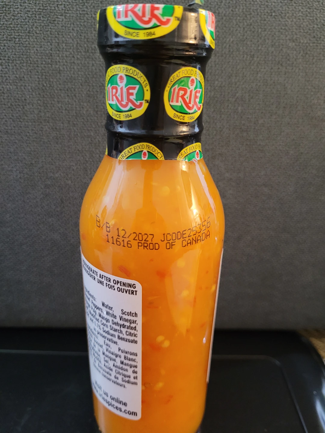 Irie Reggae "Mmm! Fuerte" Mango Sauce 350 mL - photo 2