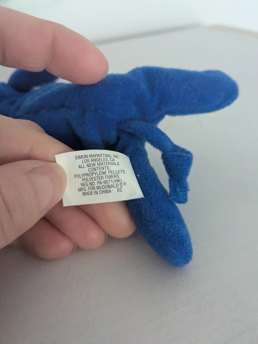 Ty Teenie Beanie Babies Peanut the Royal Blue Elephant - photo 4