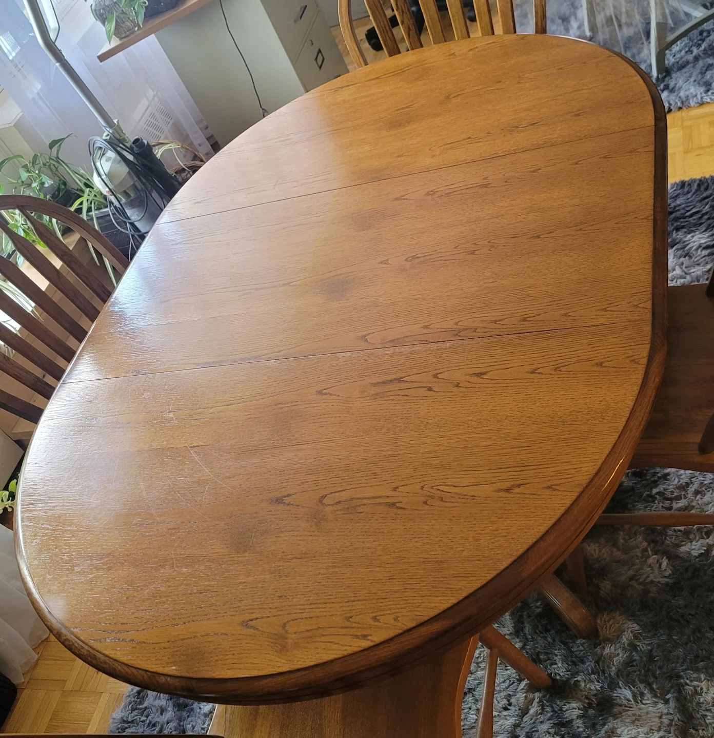 Wooden Dining Table and Chairs Set - photo 2