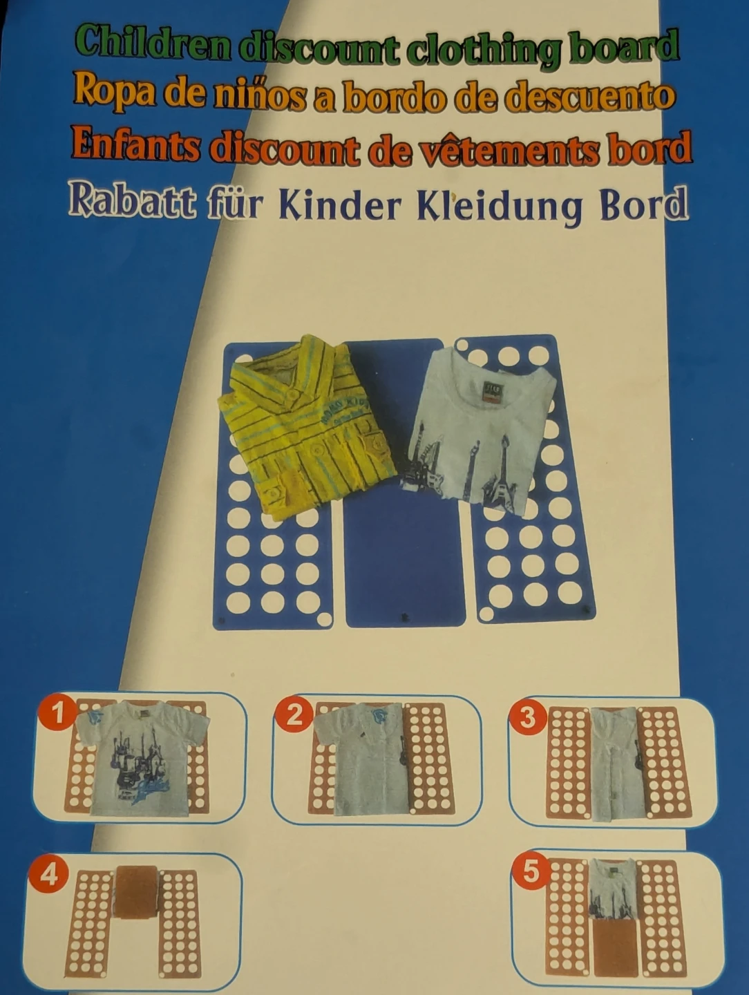 NEW Child size clothing folding board. For shirts, sweaters... - photo 3
