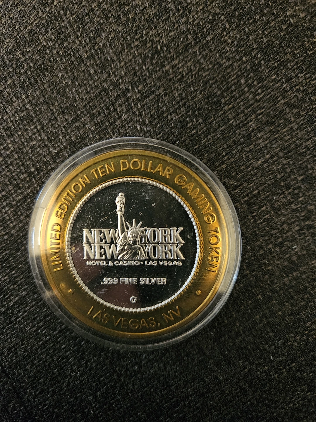 ⚽️ New York NY Limited Ten Dollar Gaming Token .999 Fine Silver