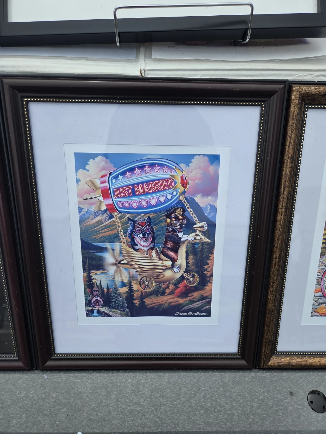 Framed Artwork by Dave Graham each $100 - photo 2