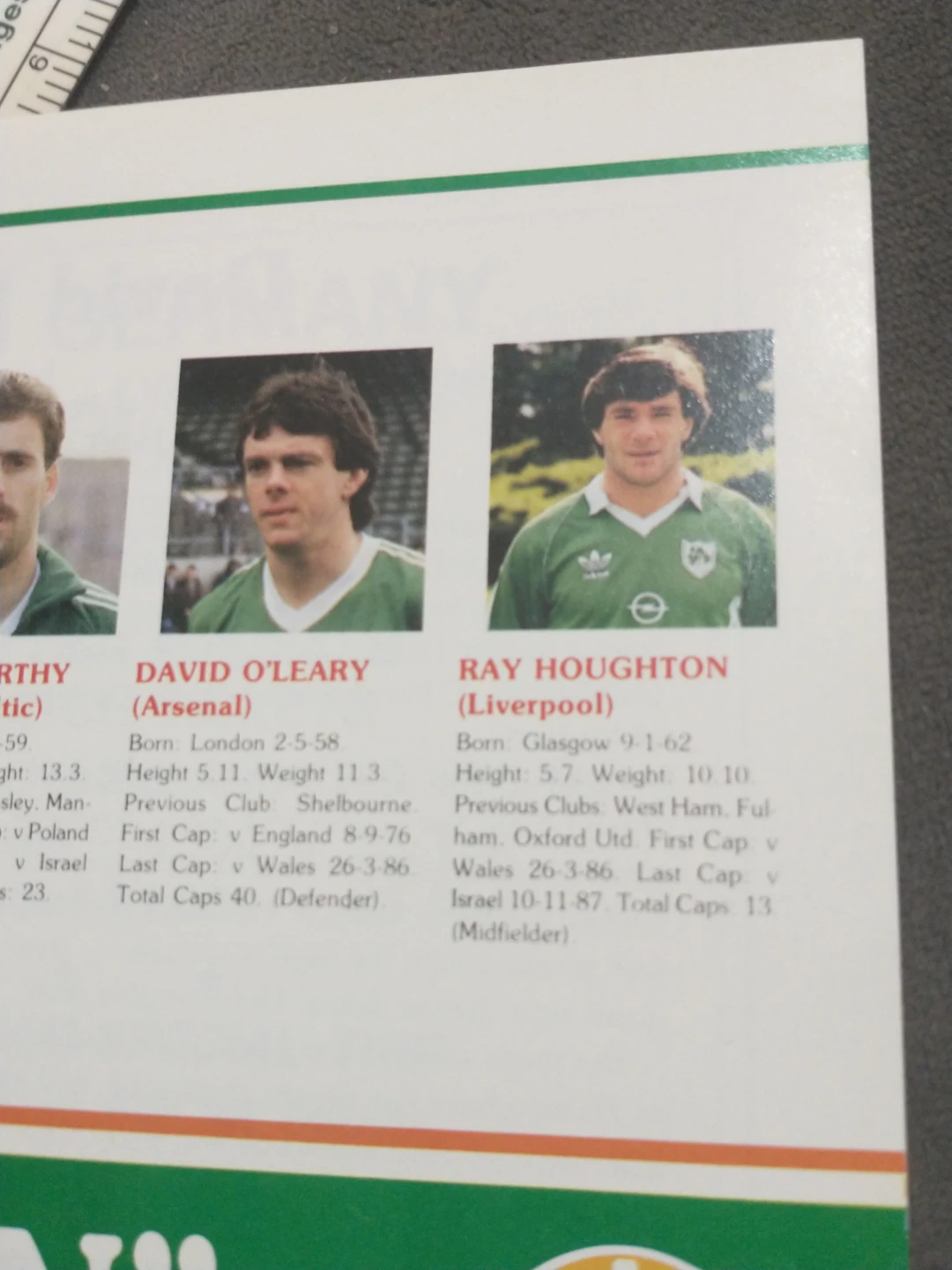 1988 Republic of Ireland v Romania Football Programme - photo 4