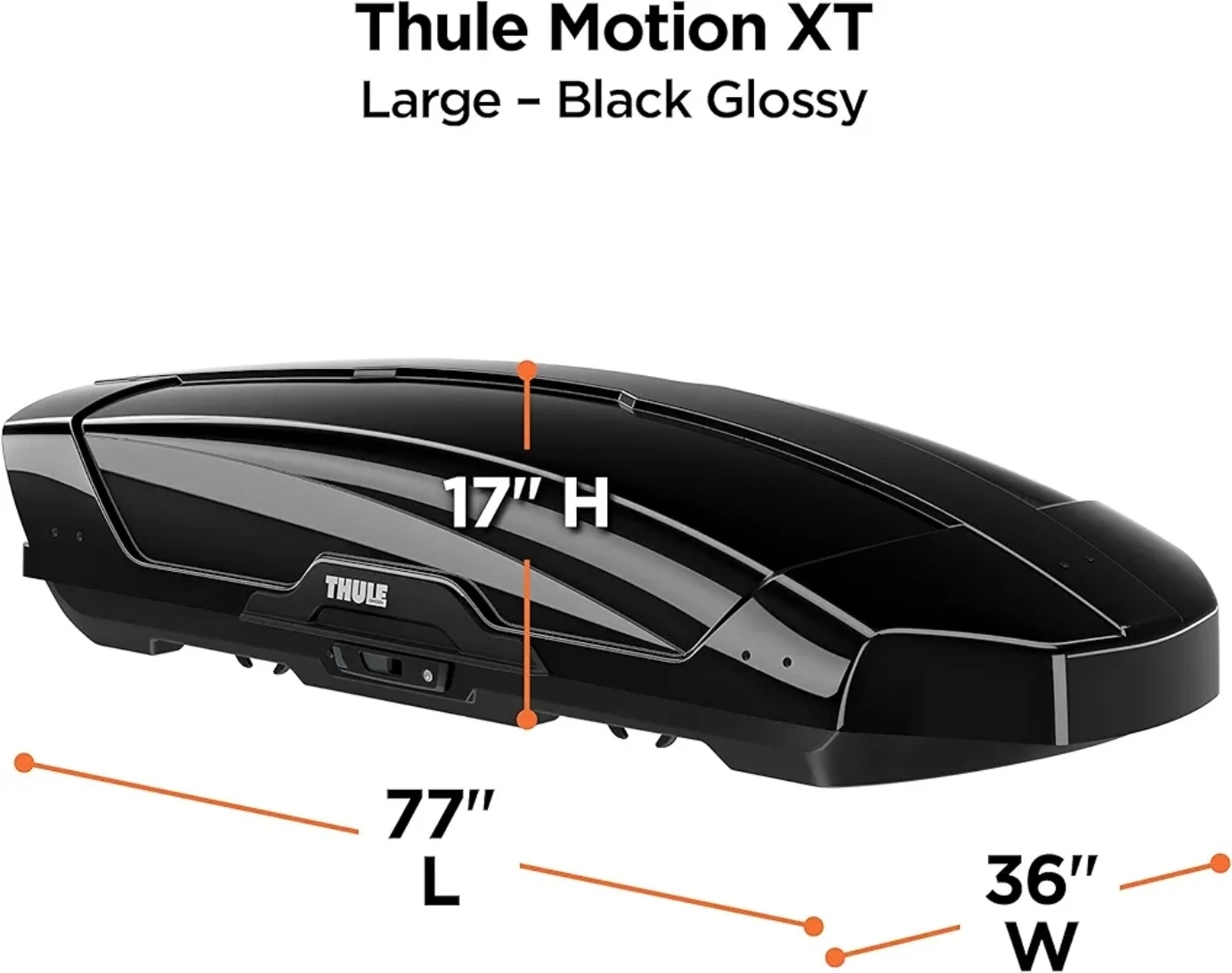 Thule Motion XT Large Cargo Box - Black Glossy - photo 2
