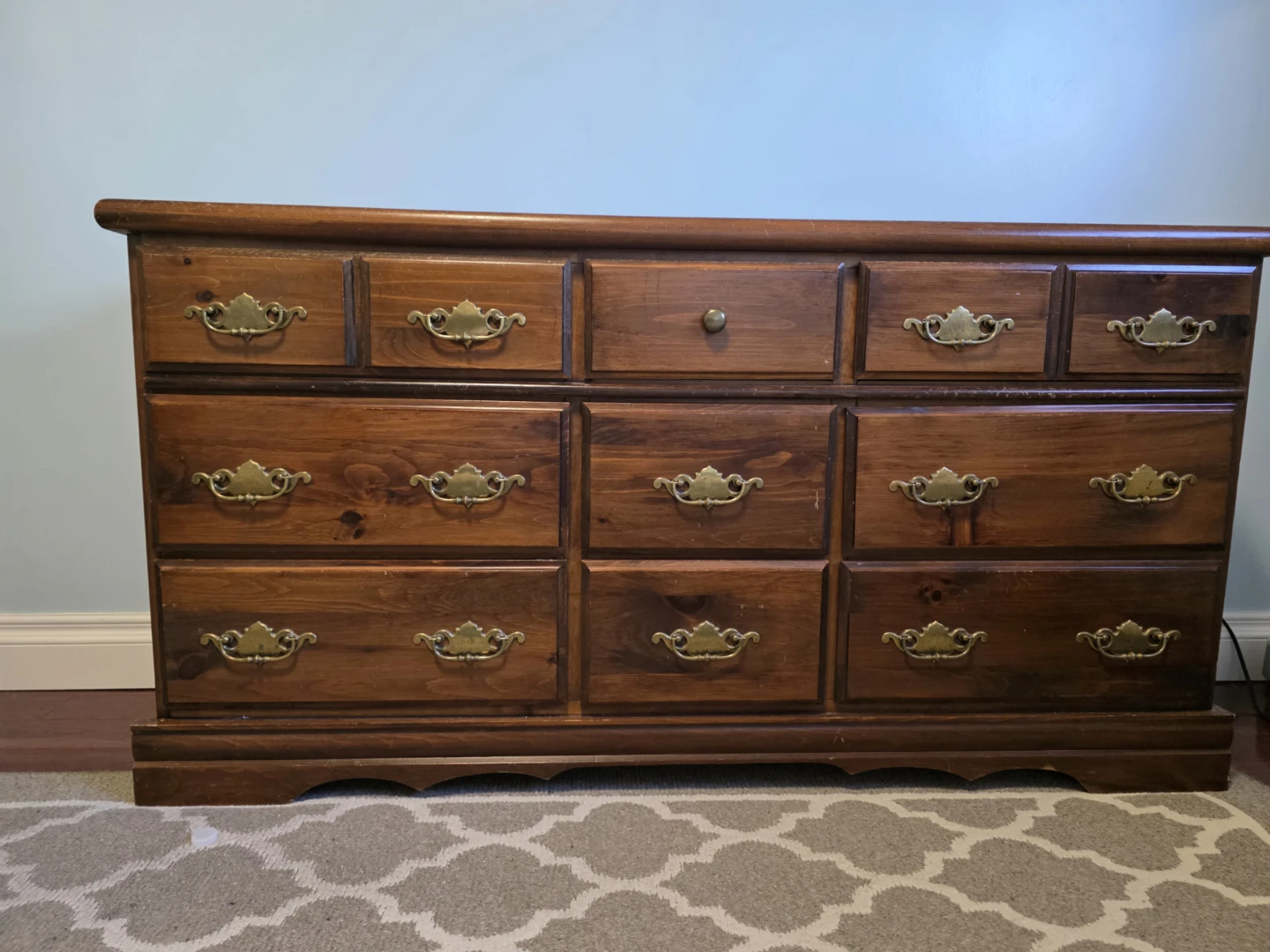 Solid Wood Dresser - Vintage