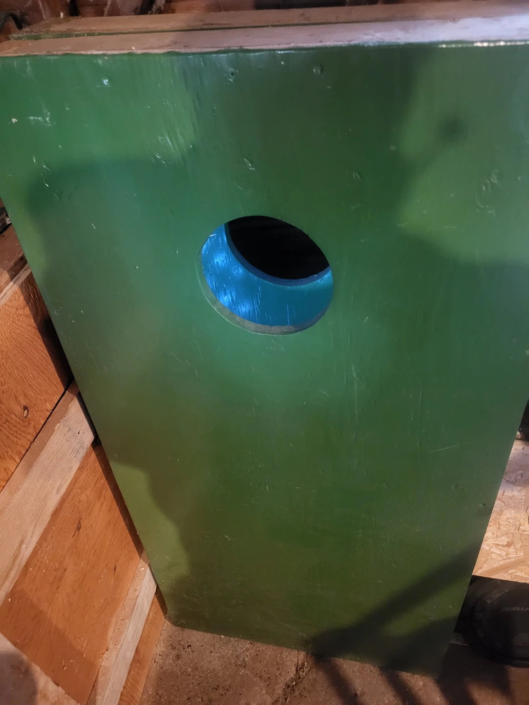 Green Cornhole Board