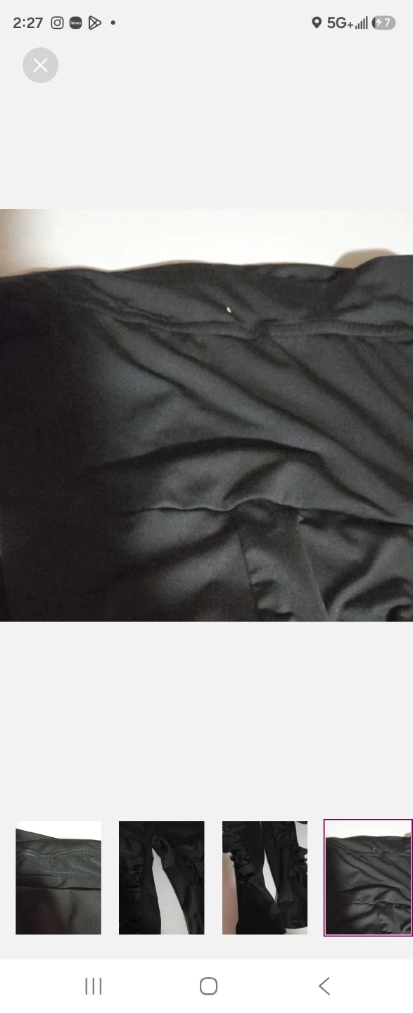 Black Ruffle Pants - photo 3