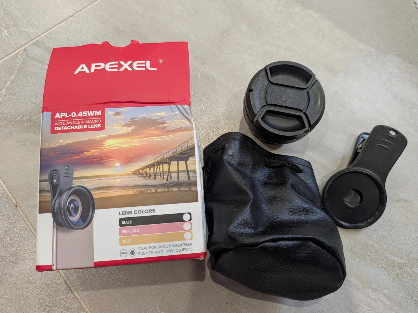 APEXEL APL-0.45WM Wide Angle & Macro Detachable Lens
