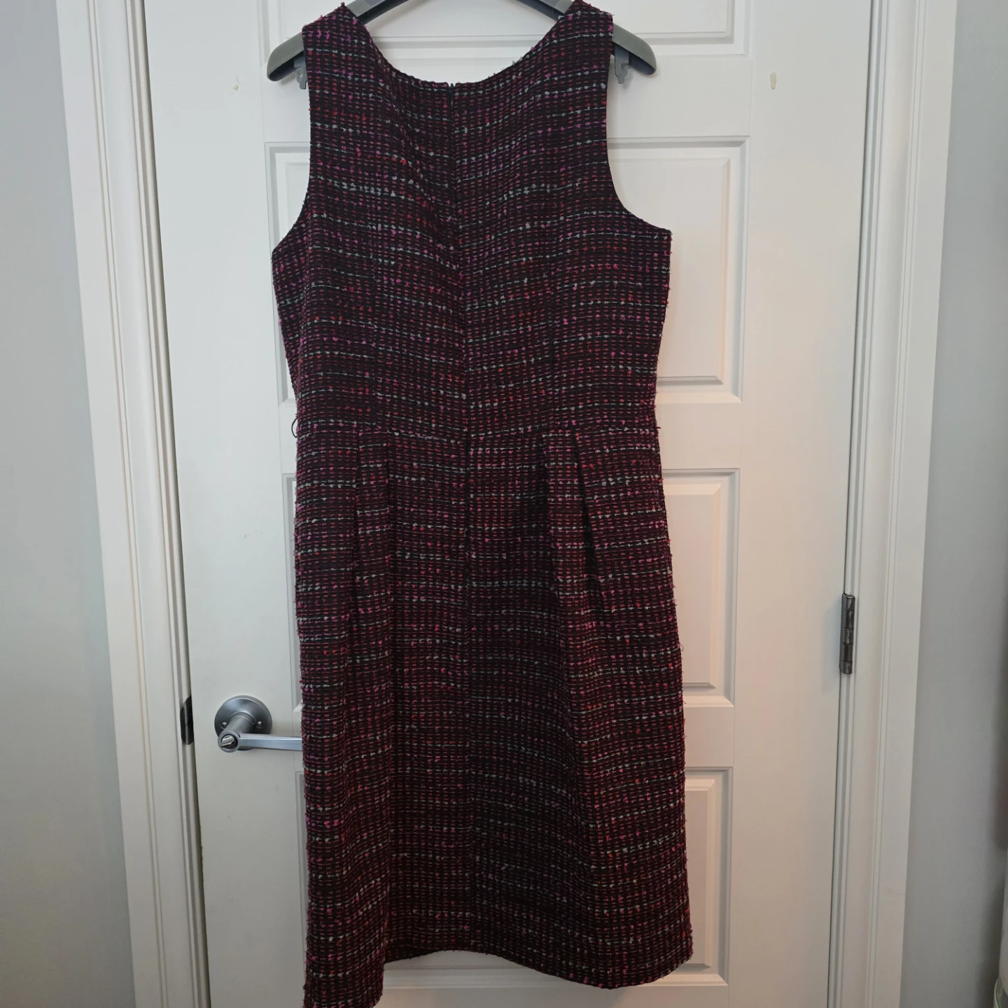 David Meister Sleeveless Tweed Dress Size 14 - photo 3
