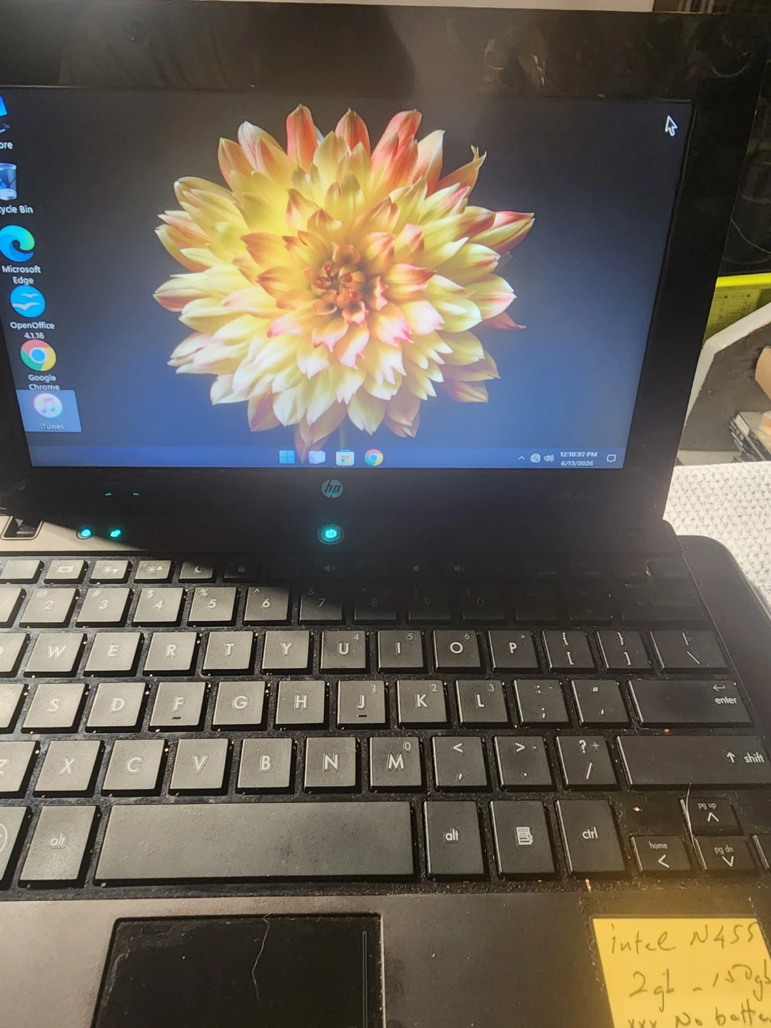 HP Laptop with Intel N455 Processor
