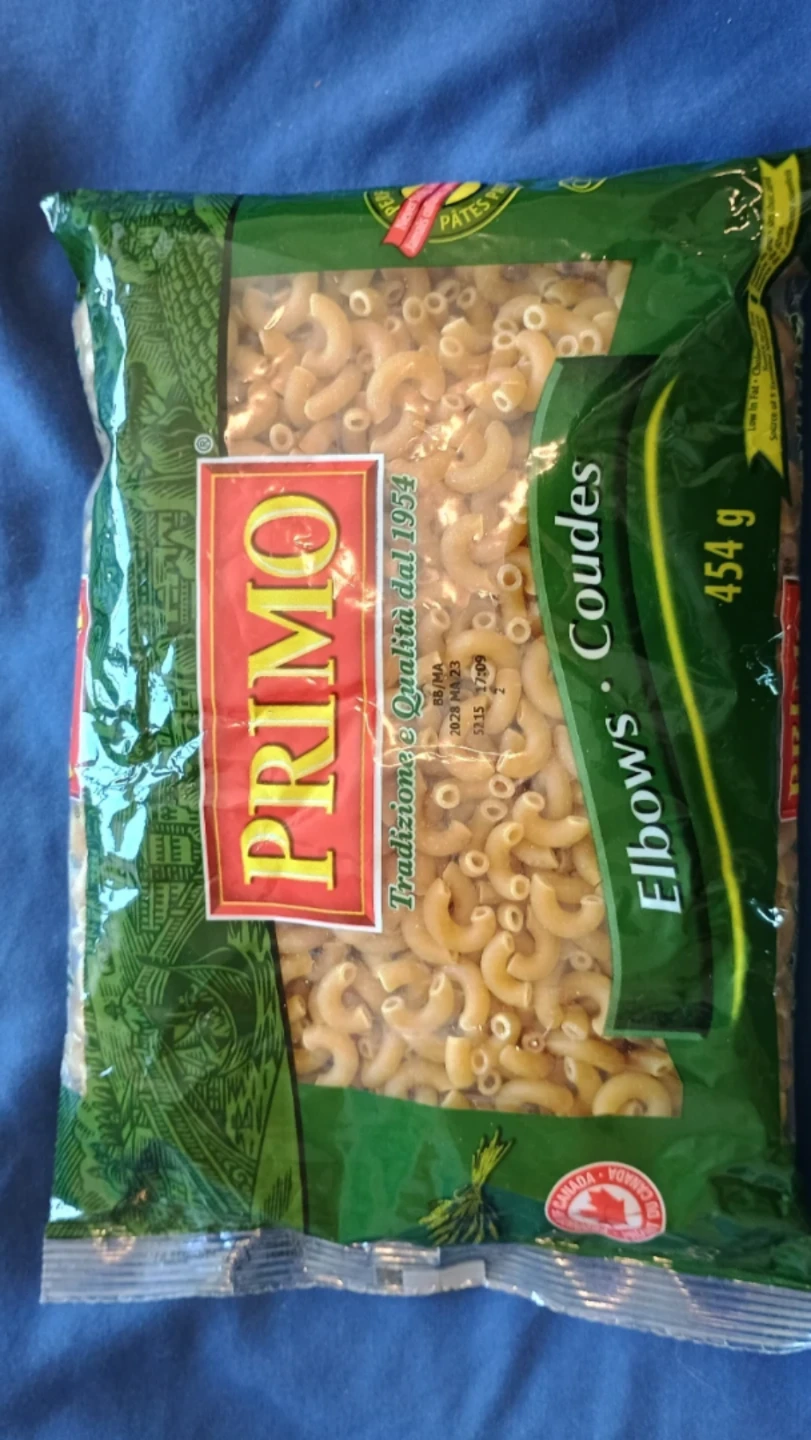 Primo Elbows Macaroni 454g