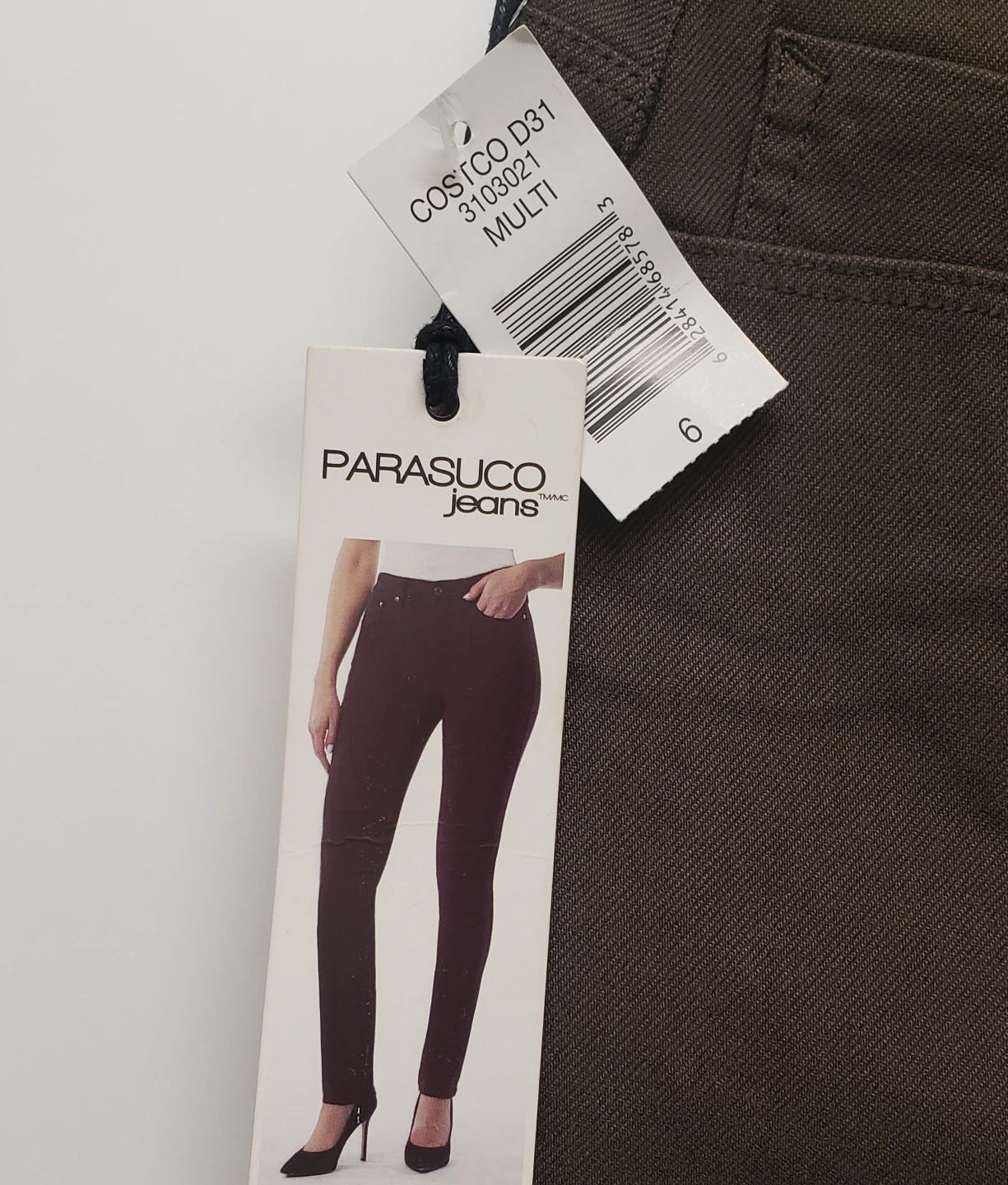 Brand new PARASUCO JEANS Women's Pants Size 6 Brown - photo 2
