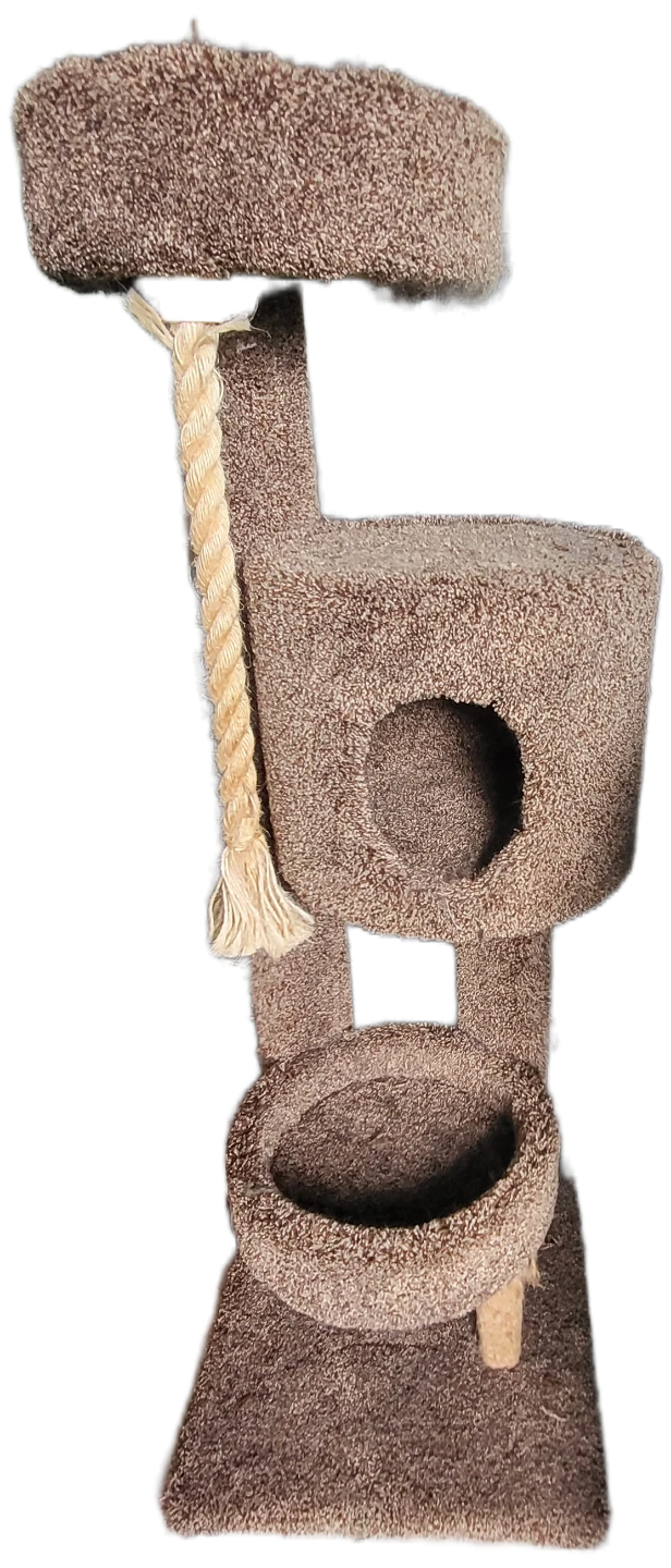 Brown Carpeted Cat Tree - photo 2