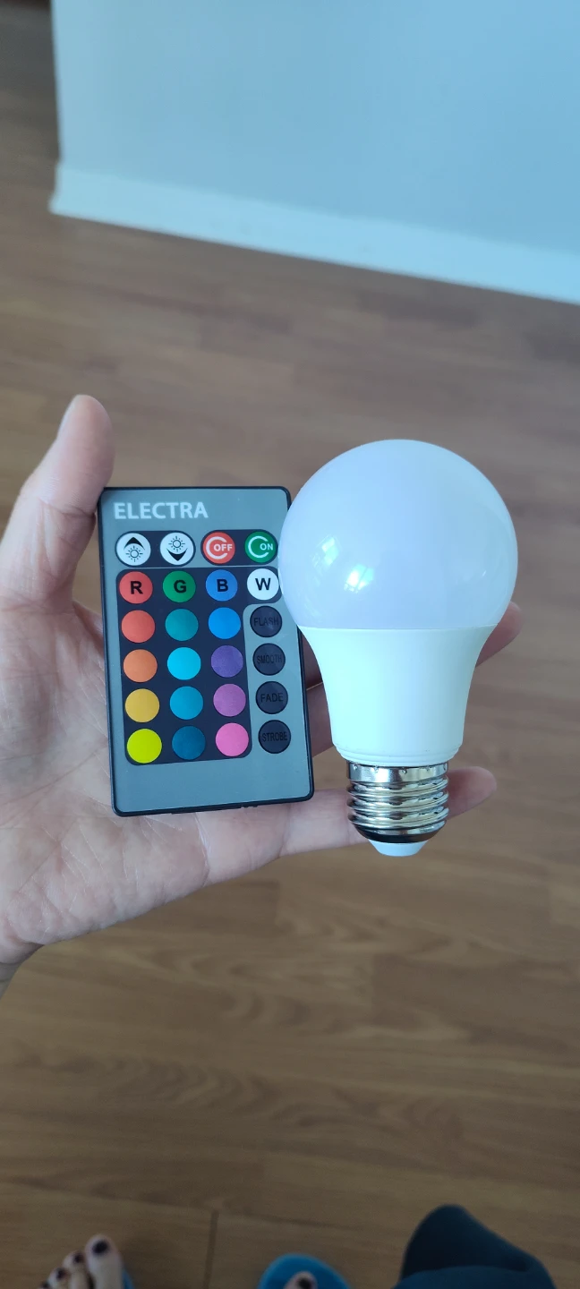 Electra RGB LED Light Bulb with Remote