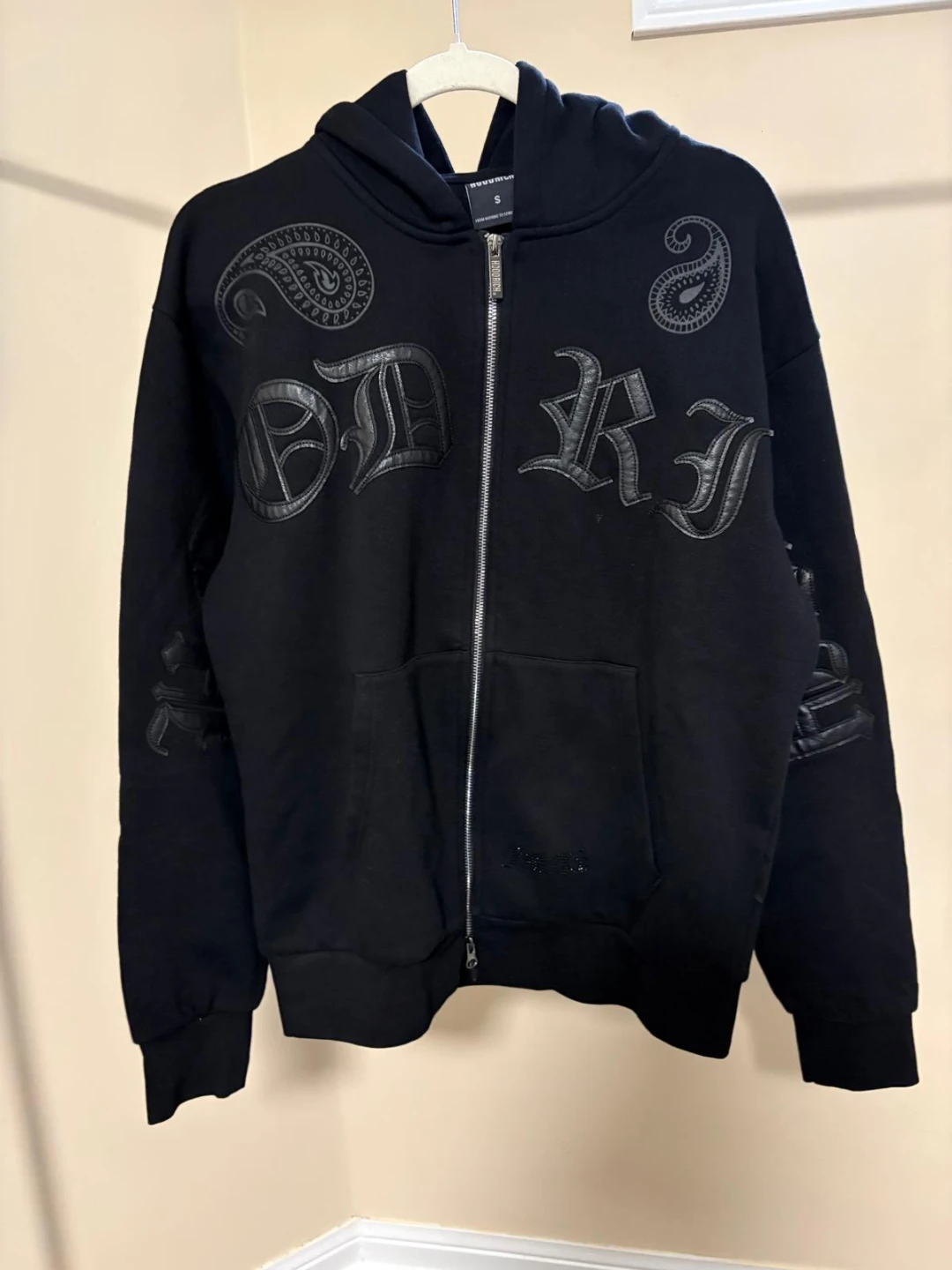 Black Zip-Up Hoodie