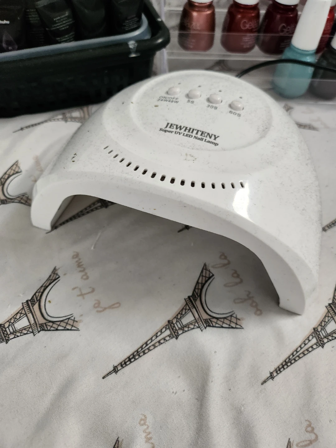 Jewhiteny Super UV LED Nail Lamp and nail start up