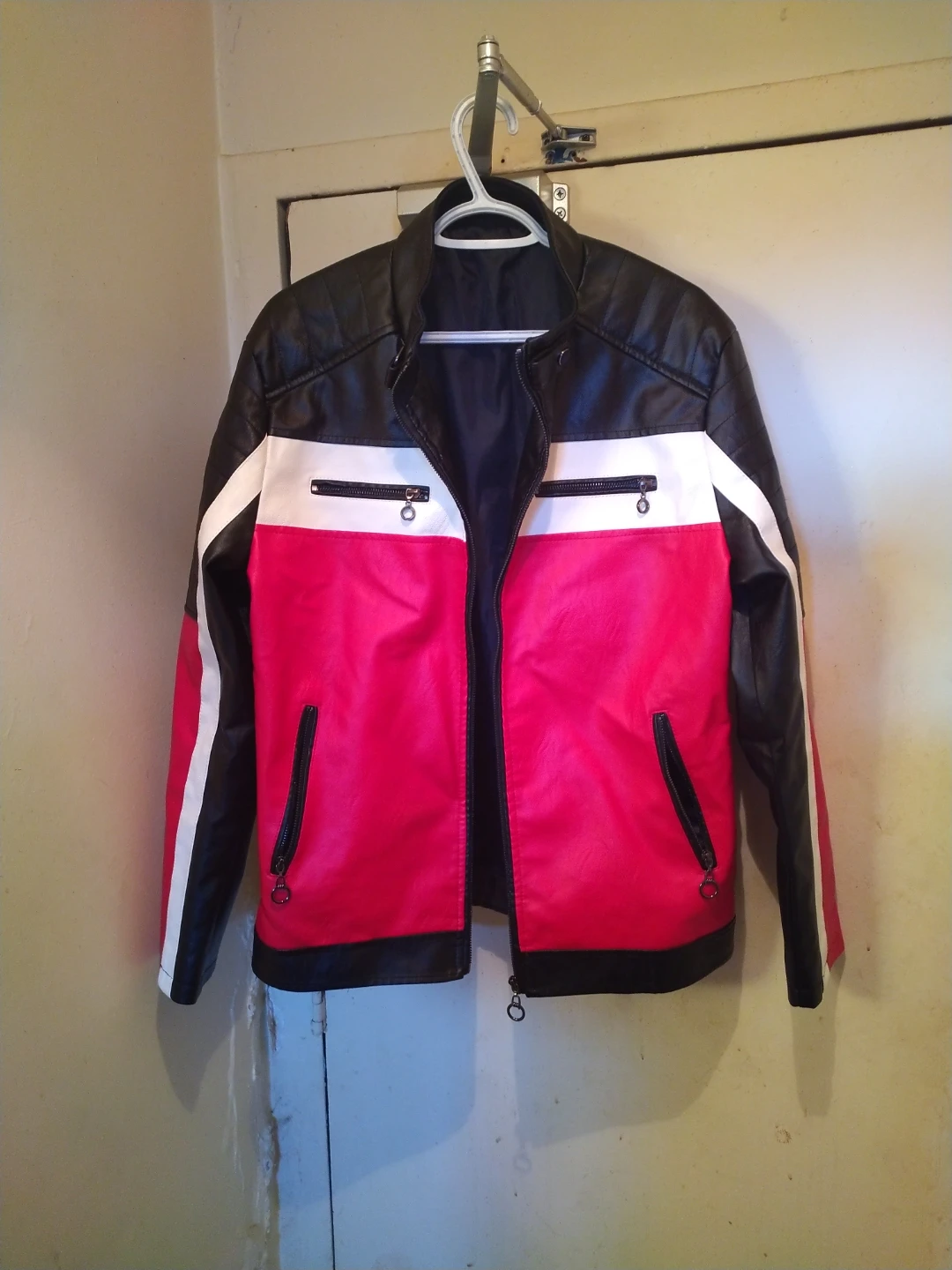 Red and black bike jacket - photo 3