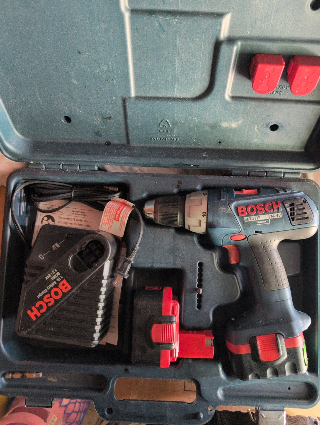 Bosch Brute 14.4V Cordless Drill with Charger - photo 2