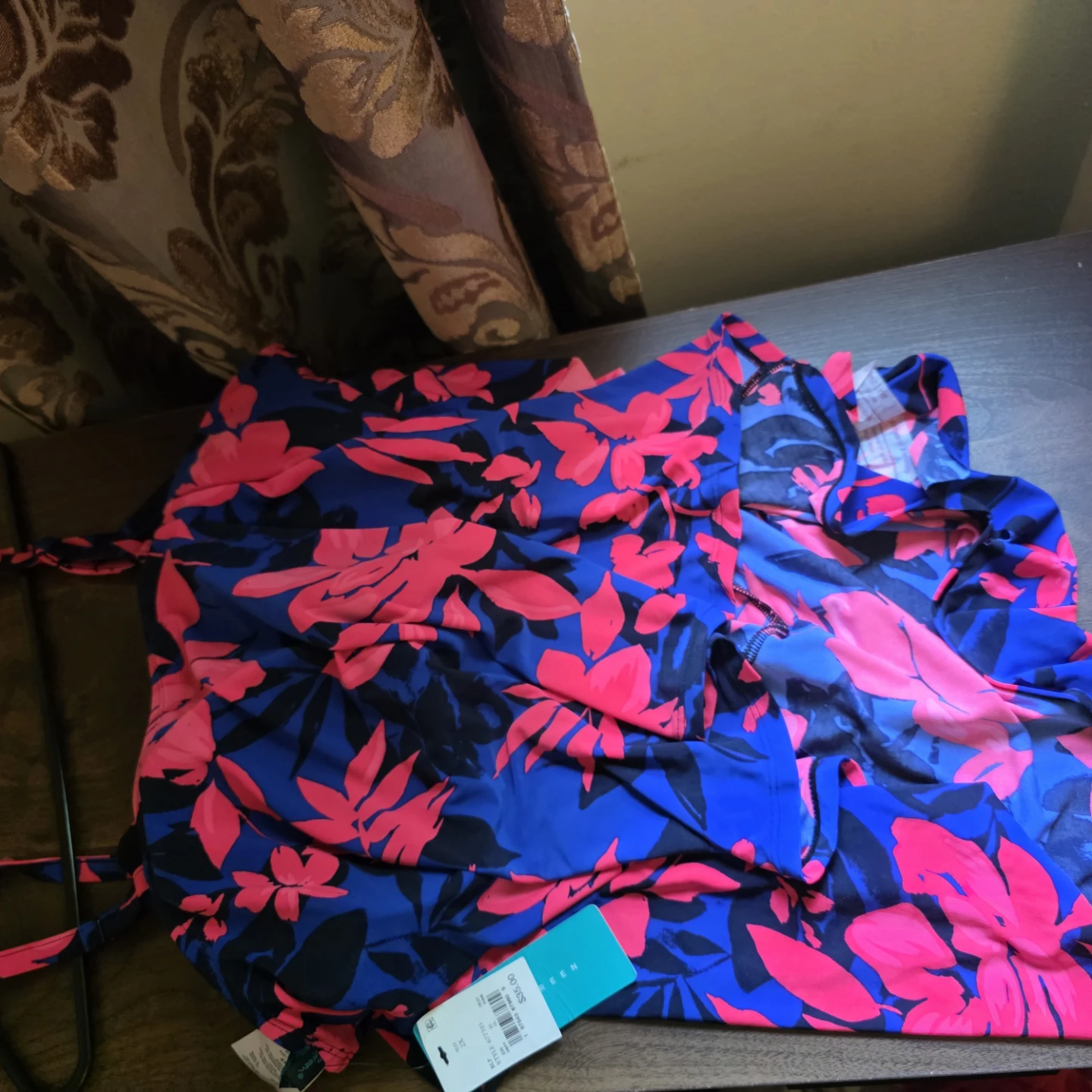 Brand new Floral Tankini swim Top Size 2X