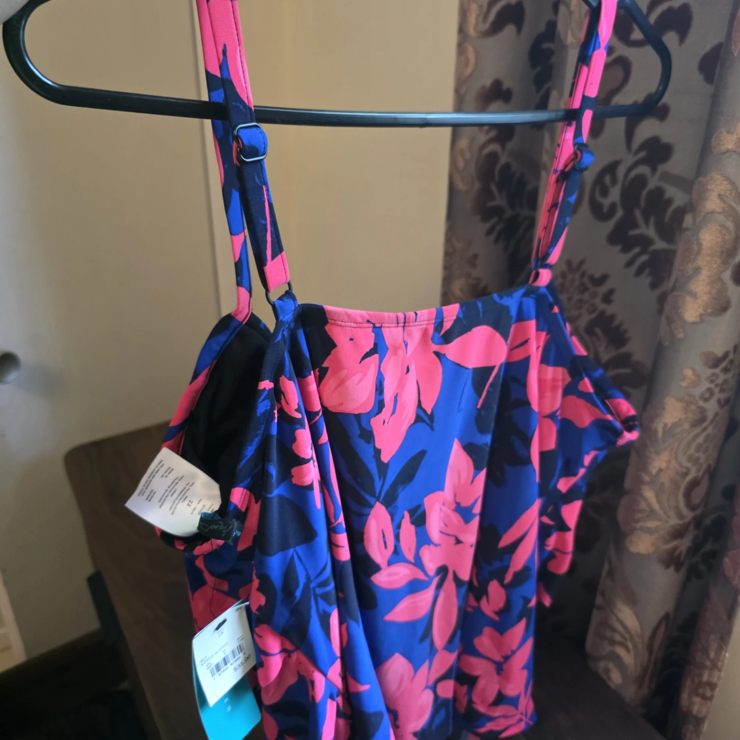 Brand new Floral Tankini swim Top Size 2X - photo 3