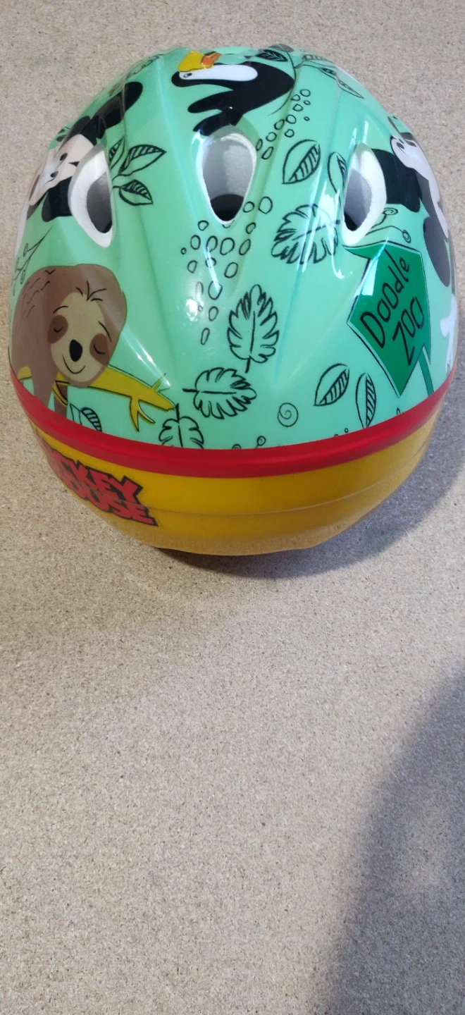 Kids' Bicycle Helmet - Doodle Zoo Design