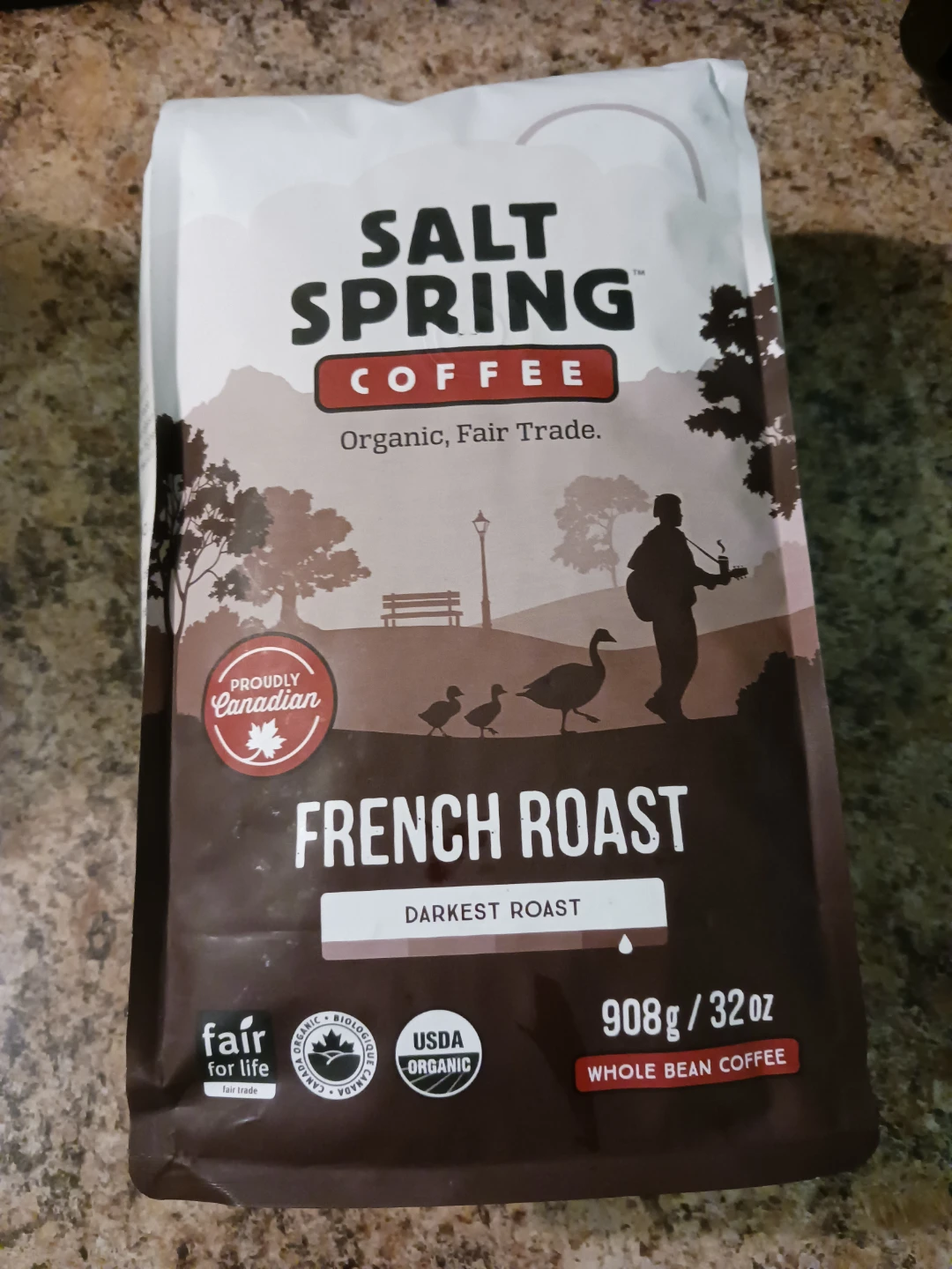 ⚽Salt Spring Coffee French Roast Whole Bean Coffee - photo 2