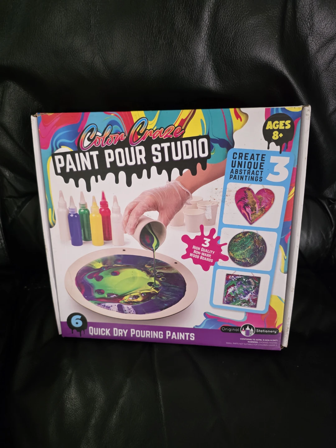 Original Stationery Color Craze Paint Pour Studio - photo 2