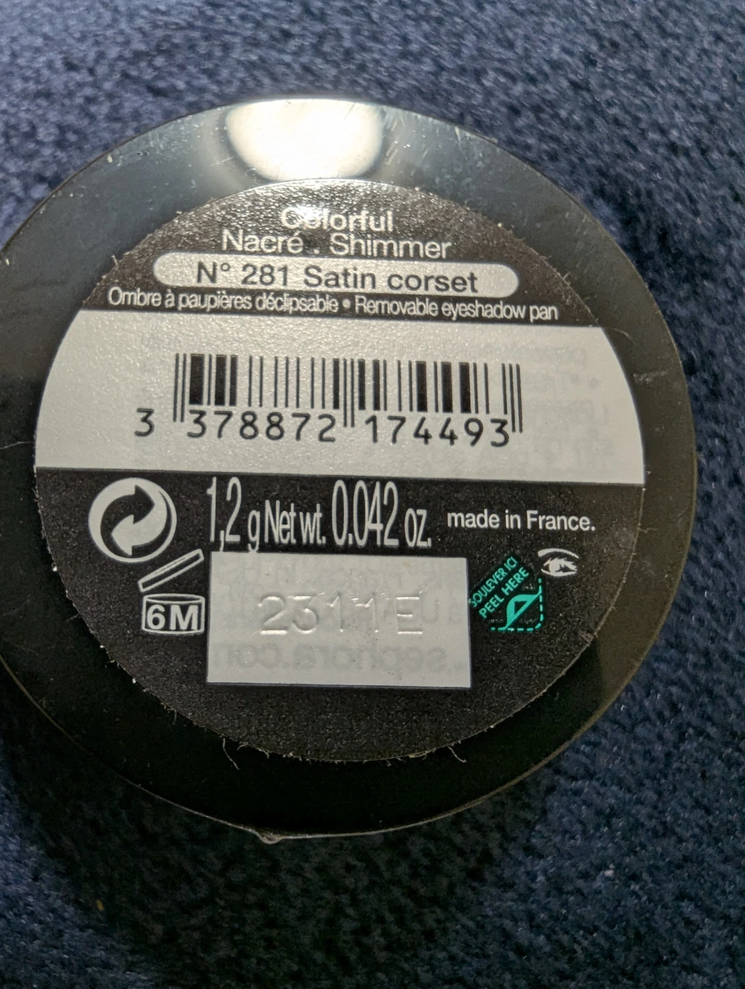 Sephora Colorful Eye Shadow - N° 281 Satin Corset - photo 2