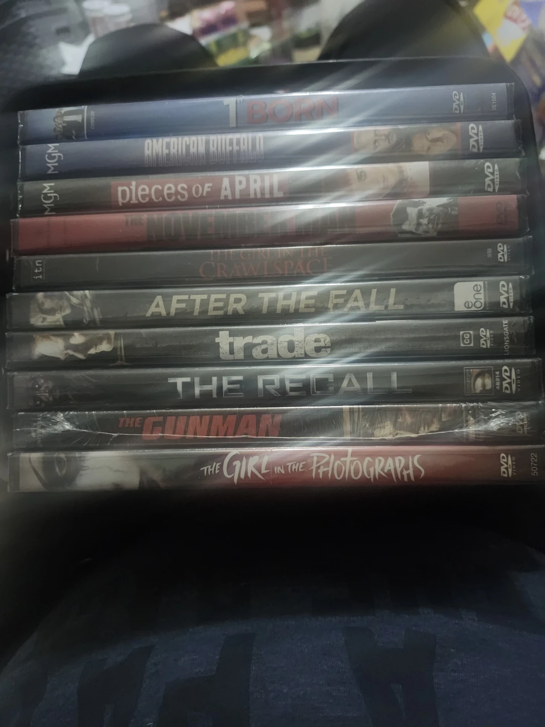 Lot of 10 DVDs: Born, American Buffalo and more